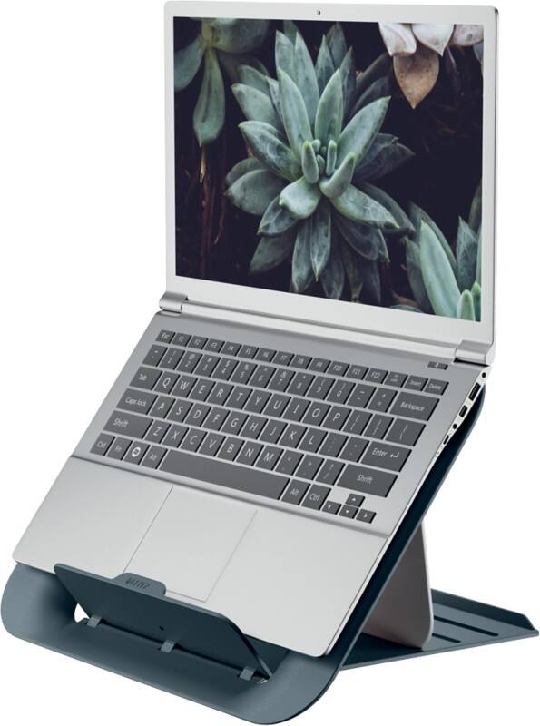 Leitz Ergo Cosy Ergonomischer Höhenverstellbarer Laptopständer 6426 Tragbar Bis zu 17" Grau