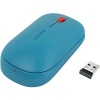 Leitz Cosy Dual Kabellose Ergonomische Maus 6531 Optisch Für Rechts- und Linkshänder Bluetooth/USB-A Nano Receiver Blau