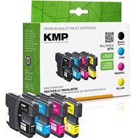 KMP B77V Kompatibel Tintenpatronen-Multipack 1521.4005 Schwarz, Cyan, Magenta, Gelb