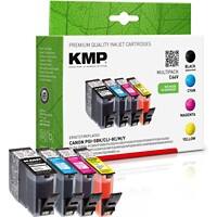 KMP C66V Kompatibel Tintenpatronen-Multipack 1504.0005 Schwarz, Cyan, Magenta, Gelb