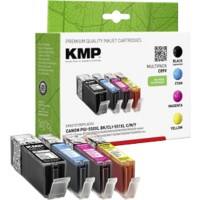KMP C89V Kompatibel Tintenpatronen-Multipack 1518.005 Schwarz, Cyan, Magenta, Gelb