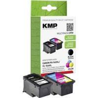 KMP C97V Kompatibel Tintenpatronen-Multipack Canon PG-545XL, CL-546XL Cyan, Magenta, Gelb, Schwarz