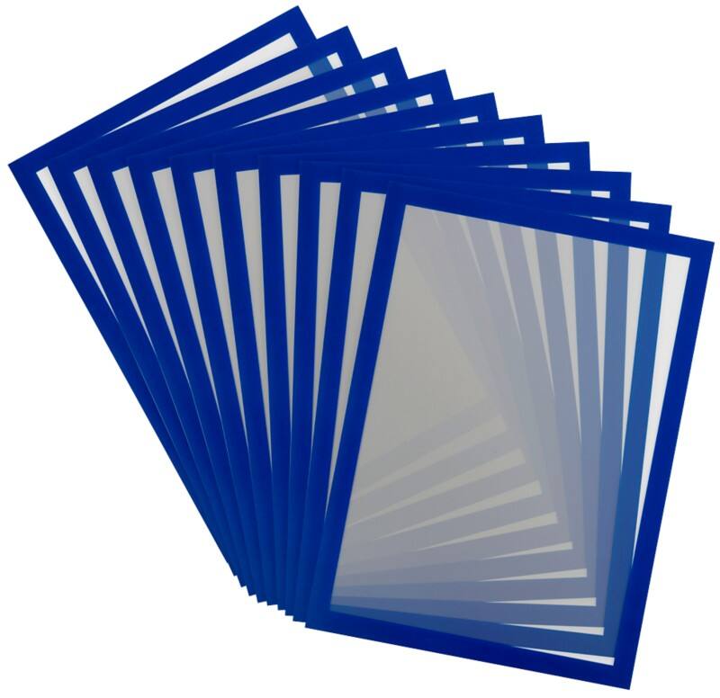 Djois Magneto A4 Inforahmen Magnetisch Blau PVC 195231 23 (B) x 0,2 (T) x 31,7 (H) cm 10 Stück