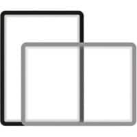 Djois Magneto A4 Inforahmen Selbstklebend Grau Haftend PP, PVC 194950 23 (B) x 0,2 (T) x 31,7 (H) cm 2 Stück