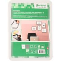 Djois Magneto A5 Inforahmen Selbstklebend Grau Haftend PP, PVC 194970 16,8 (B) x 0,2 (T) x 23 (H) cm 2 Stück