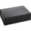 RAJA Geschenkbox Karton, Glanzlackpapier 230 (B) x 100 (T) x 330 (H) mm Schwarz 10 Stück
