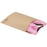 Raja Versandtasche Braun Ohne Fenster 350 x 440 mm Haftklebeverschluss 127 g/m² 250 Stück