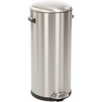 EKO Edelstahl Treteimer 30 L 33,8 (B) x 37,9 (T) x 68,5 (H) cm Silber