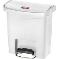 Rubbermaid Treteimer Polyethylen 15 L 23 (B) x 37,7 (T) x 39,9 (H) cm Weiß