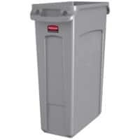 Rubbermaid Slim Jim Abfalleimer 87 L Grau Polyethylen