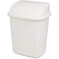 Papierkorb Polypropylen 8 L 25,2 (B) x 20 (T) x 33 (H) cm Weiß