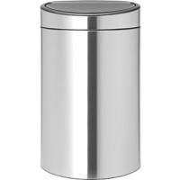 Brabantia Papierkorb Touch Bin Edelstahl 33 L 43,5 (B) x 30,5 (T) x 72,5 (H) cm Silber