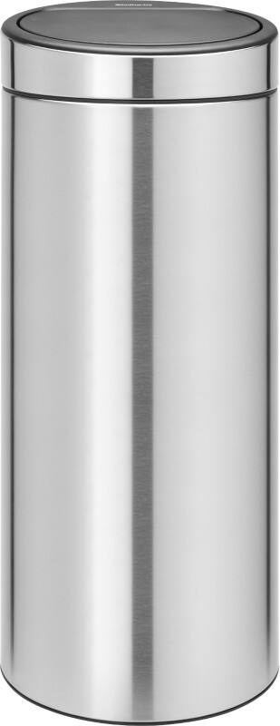 Brabantia Papierkorb Touch Bin Edelstahl 30 L 29,5 (B) x 32 (T) x 72 (H) cm Silber