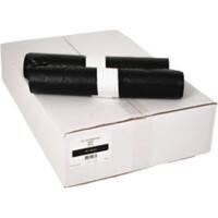 Mittlere Belastung Müllsack 240 L  Schwarz MDPE (Polyethylen mittlerer Dichte) 0.028 mm 10 Stück