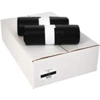 Mittlere Belastung Müllsack 180 L  Schwarz MDPE (Polyethylen mittlerer Dichte) 0.025 mm 8 Stück