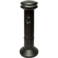Rubbermaid Zigarettensäule 101 cm (H) Schwarz
