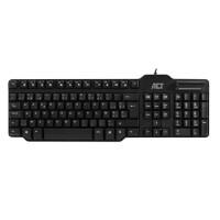 ACT Tastatur AC5475 Schwarz Kabelgebunden AZERTY