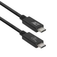 ACT USB-C-Kabel AC7401 Schwarz 1 m