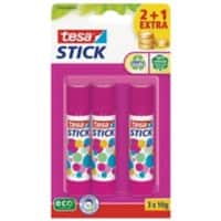 tesa Klebestift Stick 3 Farblos 57076-00200-04 3 Stück