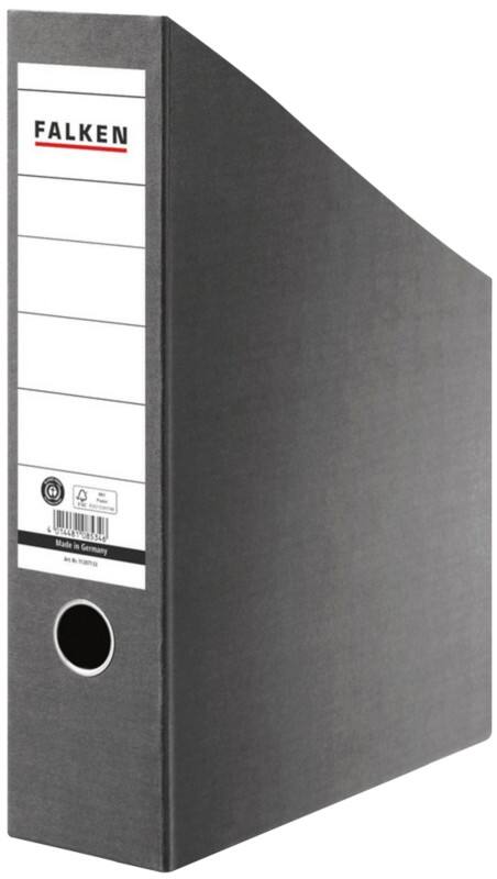 Falken Stehsammler 11287133000F Grau 75 mm (B) x 245 mm (T) x 321 mm (H) A4 Pappkarton