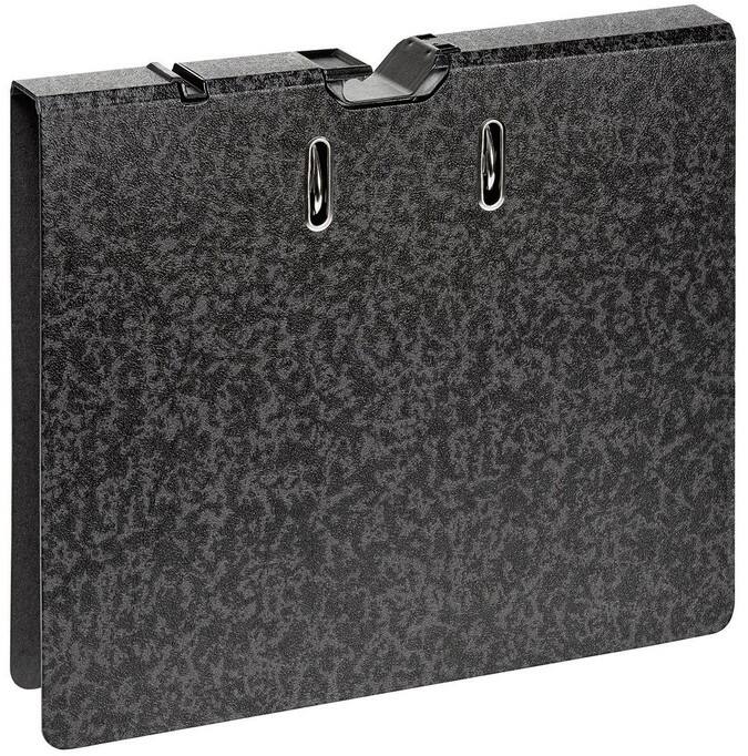 Falken Schmal Hängemappe A4 50 mm Schwarz 2 Ringe 15031420 Pappkarton, PP (Polypropylen) Recycled