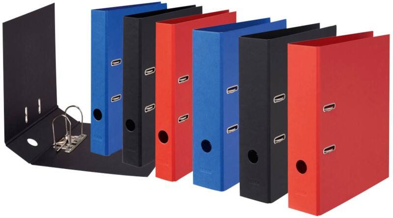 Falken PURE Color Schmal Ordner A4 50 mm Färbig sortiert 2 Ringe FALK15081680 Kunststoff  10 Stück