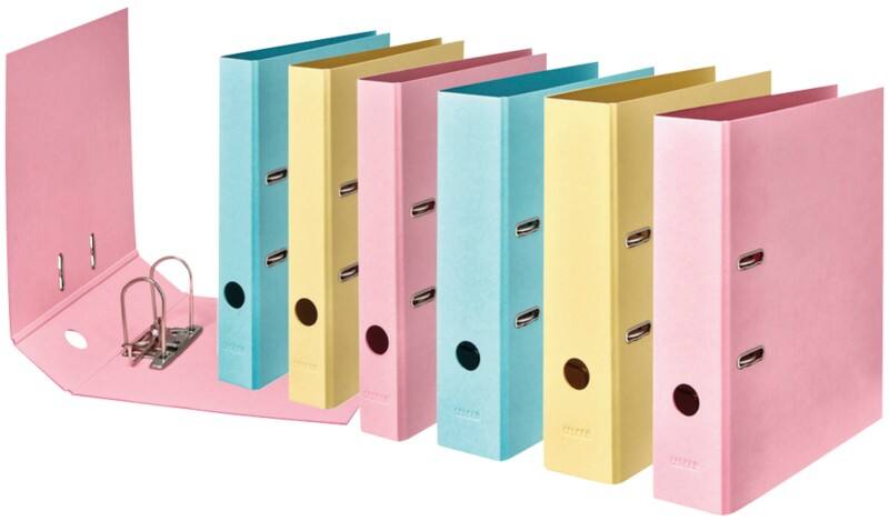 Falken Ordner Breit A4 80 mm Farbig sortiert 2 Ringe 15081382000F Kunststoff 10 Stück