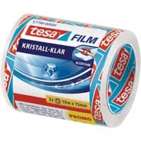 tesa Klebeband tesafilm Kristall-Klar Transparent 40 (B) mm Polypropylene (PP) 3 Stück