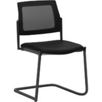 mayer sitzmöbel Stapelstuhl Stoff Schwarz 2519 490 x 560 x 830 mm 2 Stück