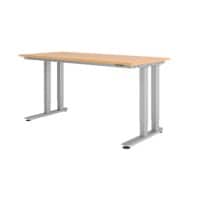 Hammerbacher Schreibtisch VHD41808S/6 Buche 180 x 80 cm