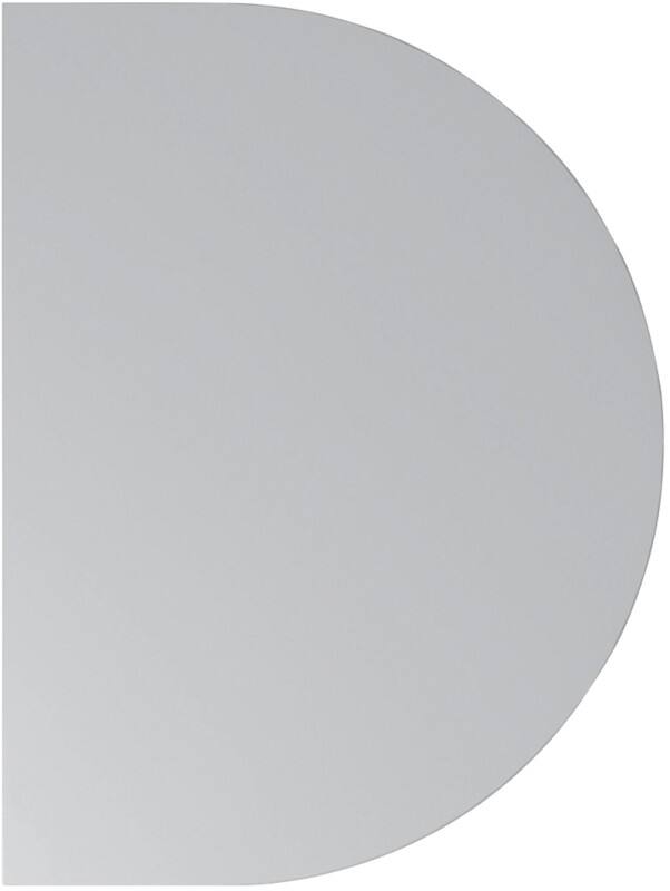 Hammerbacher Erweiterungsplatte VHA60 Grau, Silber 600 x 800 x 680 x 680 - 760 mm