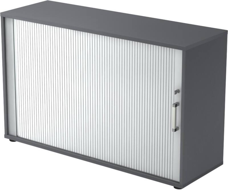 Hammerbacher Aktenschrank Grau 1.200 x 400 x 748 mm