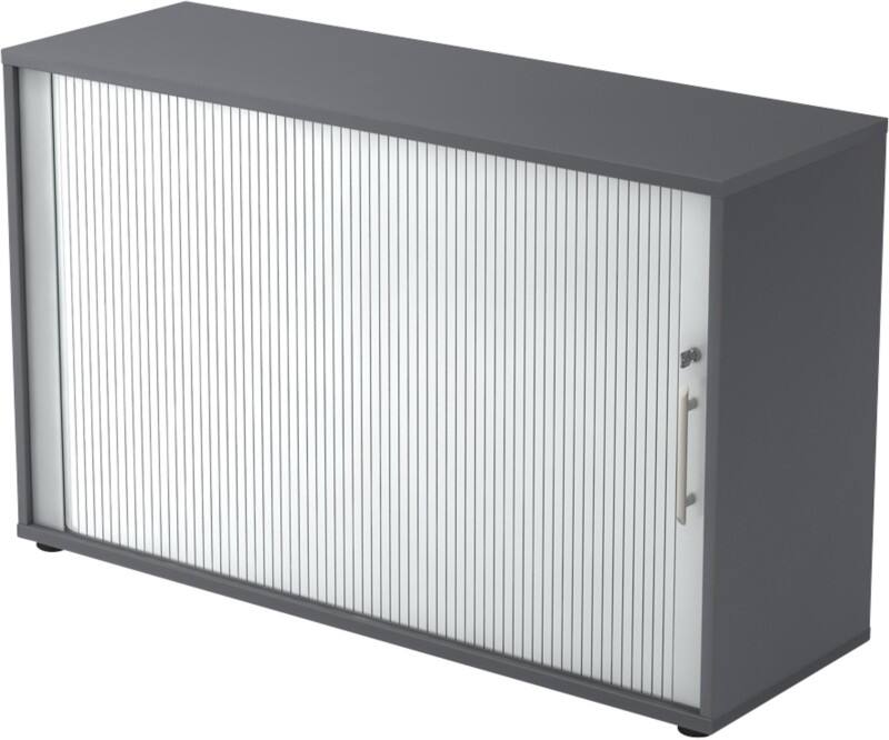 Hammerbacher Aktenschrank Grau 1.200 x 400 x 748 mm