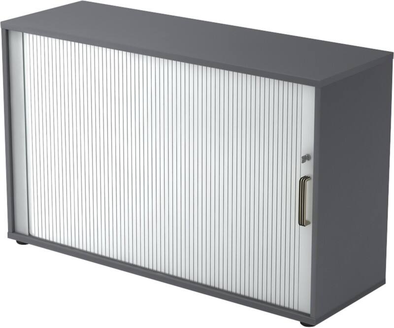 Hammerbacher Aktenschrank Grau 1.200 x 400 x 748 mm