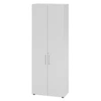 Hammerbacher Schrank Spanplatte 5 Fachböden abschließbar  Grau