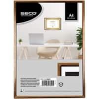 Seco A4 Bilderrahmen Gold, Schwarz BGA4PS 22 (B) x 30,8 (T) x 1,9 (H) cm