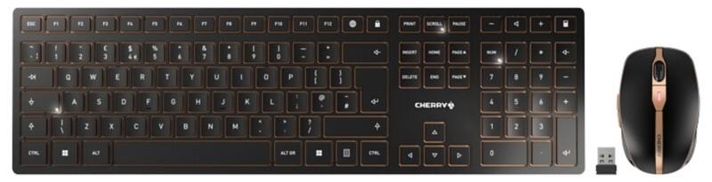 CHERRY Tastatur- und Maus-Set Wireless DW 9100 JD-9100DE-2 QWERTZ