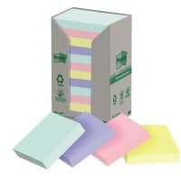 Post-it Haftnotizen Farbig Sortiert 38 x 51 mm 100 Blatt 24 Stück