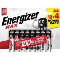 Energizer Batterien AA LR6 2550 mAh Alkali 1.5 V 16 16 Stück