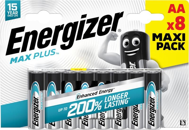 Energizer Batterien AA LR6 2550 mAh Alkali 1.5 V 8 8 Stück