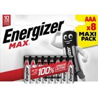 Energizer Batterien Max New Blister AAA LR03 1200 mAh Alkali 1.5 V 8 8 Stück