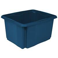 Keeeper Aufbewahrungsbox Emil Eco 24 L Öko-Blau Recycelter Kunststoff 34,5 (B) x 41 (T) x 22 (H) cm