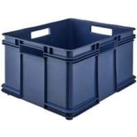 Keeeper Aufbewahrungsbox mit Griff Bruno Eco 54 L Öko-Blau Recycelter Kunststoff 52 (B) x 43 (T) x 28 (H) cm