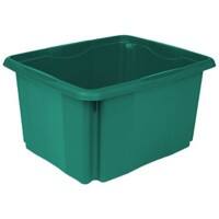 Keeeper Aufbewahrungsbox Emil Eco 24 L Öko-Grün Recycelter Kunststoff 34,5 (B) x 41 (T) x 22 (H) cm