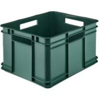 Keeeper Aufbewahrungsbox mit Griff Bruno Eco 28 L Öko-Grün Recycelter Kunststoff 43 (B) x 35 (T) x 24 (H) cm
