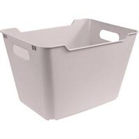 Keeeper Aufbewahrungsbox mit Griff Lotta 20 L Grau Polypropylen 40 (B) x 28 (T) x 25 (H) cm