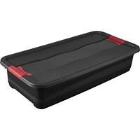 Keeeper Aufbewahrungsbox mit Deckel Eckhart 33 L Graphit, Rot Polypropylen 79,5 (B) x 39,5 (T) x 17 (H) cm