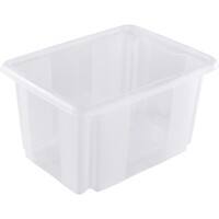 Keeeper Aufbewahrungsbox Emil 15 L Natürlich Transparent Polypropylen 28,5 (B) x 38 (T) x 20,5 (H) cm