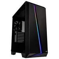 Aerocool Computergehäuse Cylon Pro Tempered Glass Midi Tower ABS, SPCC Schwarz