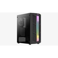 Aerocool Computergehäuse Prime Midi Tower ABS, SPCC Schwarz